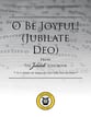 O Be Joyful Three-Part Mixed choral sheet music cover